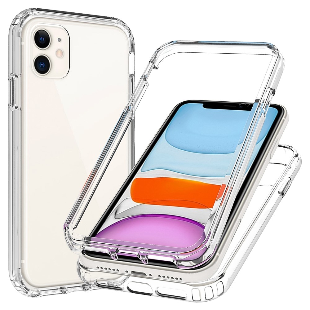 Funda con cobertura total iPhone 11 transparente