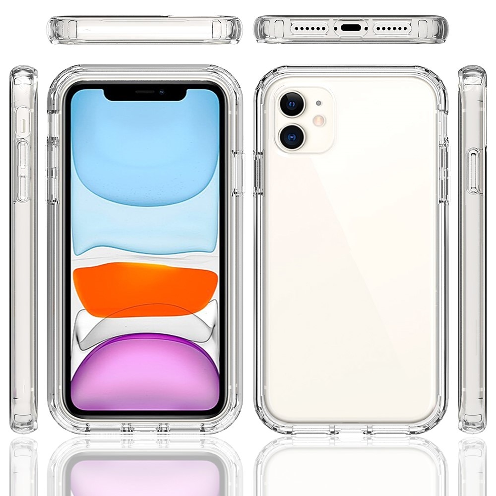 Funda con cobertura total iPhone 11 transparente