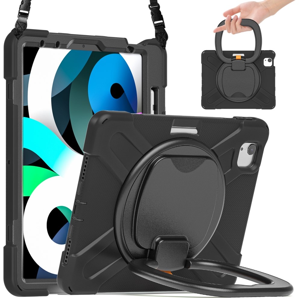 Funda híbrida con soporte y correa para el hombro iPad Pro 11 3rd Gen (2021) negro