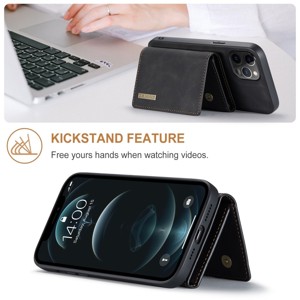 Funda Magnetic Card Slot iPhone 12 Pro Max Negro