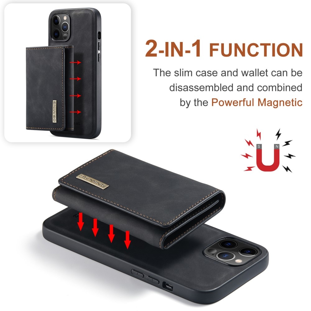 Funda Magnetic Card Slot iPhone 12 Pro Max Negro