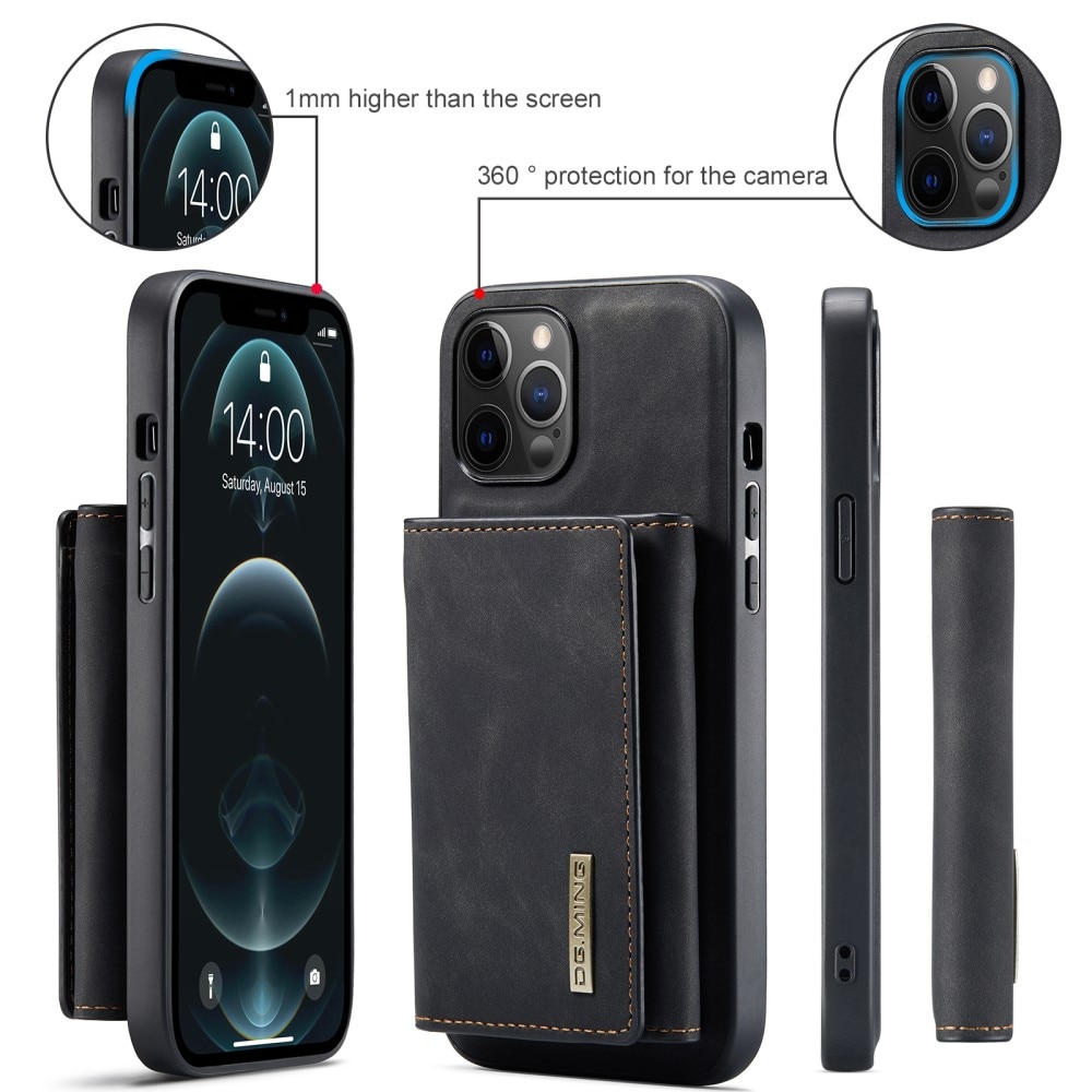 Funda Magnetic Card Slot iPhone 12 Pro Max Negro
