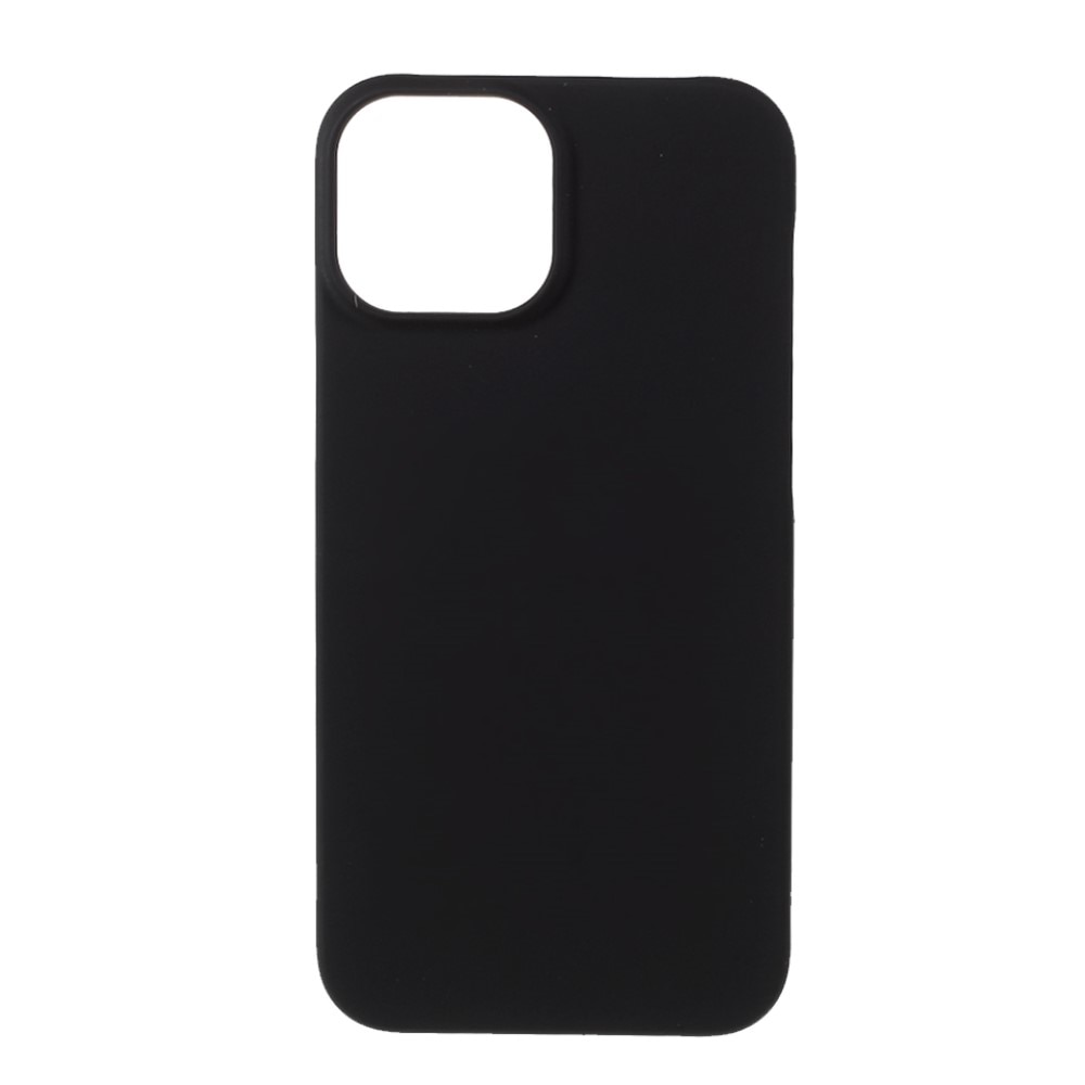 Funda rígida engomada iPhone 13 Mini Negro