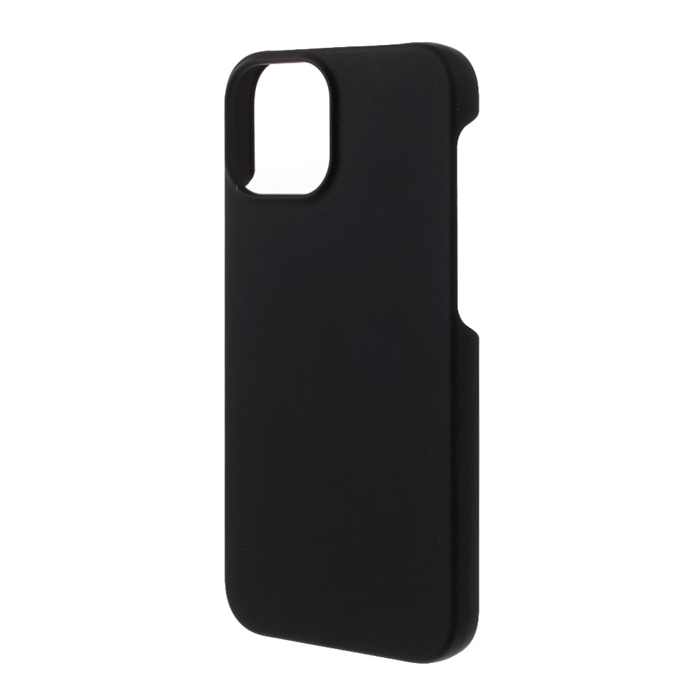 Funda rígida engomada iPhone 13 Mini Negro