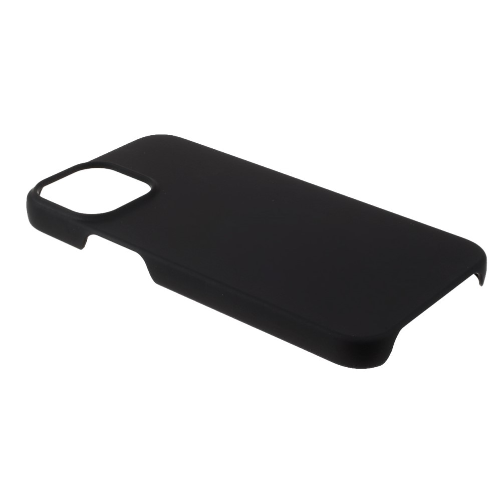 Funda rígida engomada iPhone 13 Mini Negro