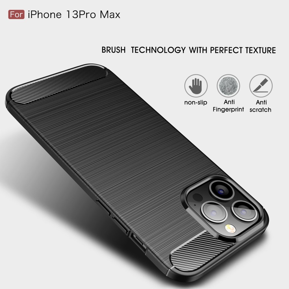 Funda Brushed TPU Case iPhone 13 Pro Max Black