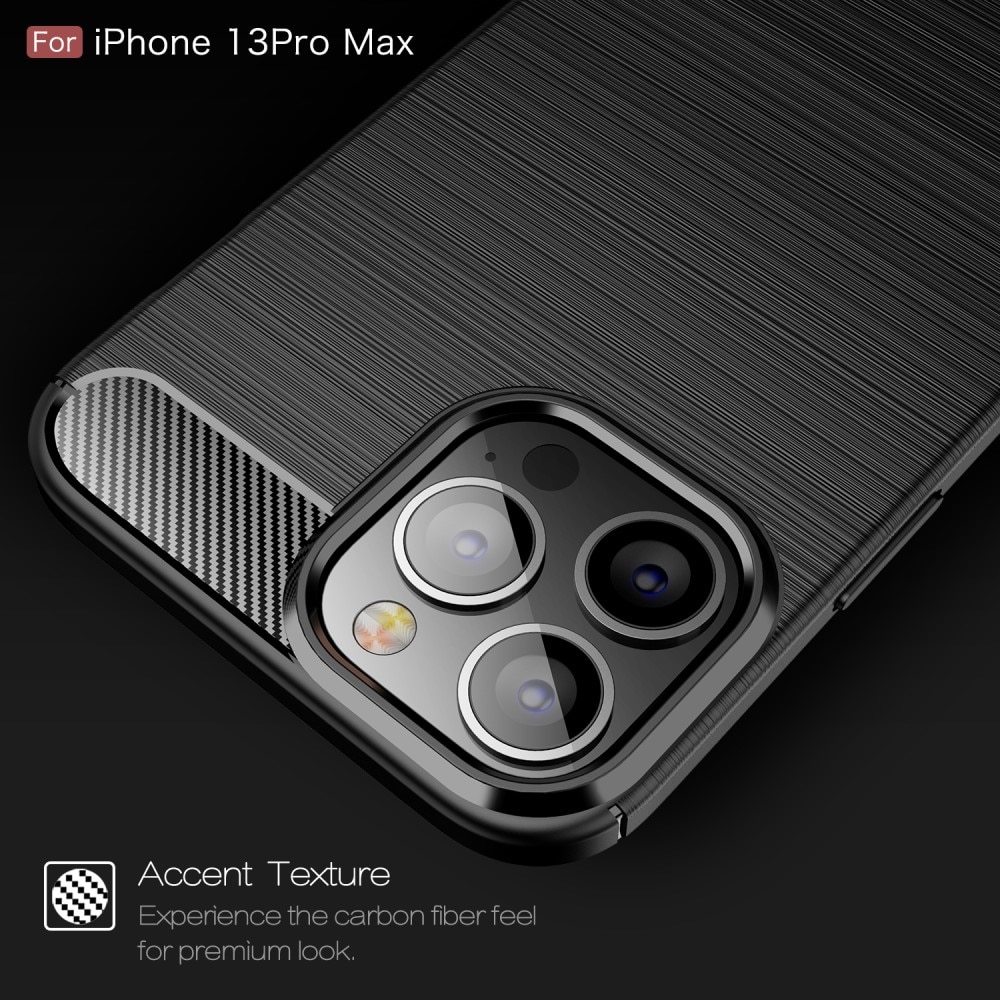 Funda Brushed TPU Case iPhone 13 Pro Max Black
