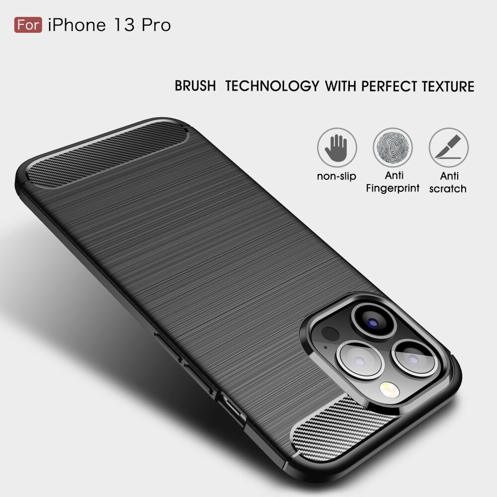 Funda Brushed TPU Case iPhone 13 Pro Black