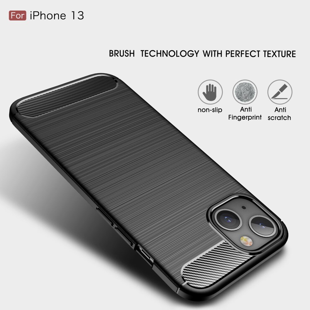 Funda Brushed TPU Case iPhone 13 Black