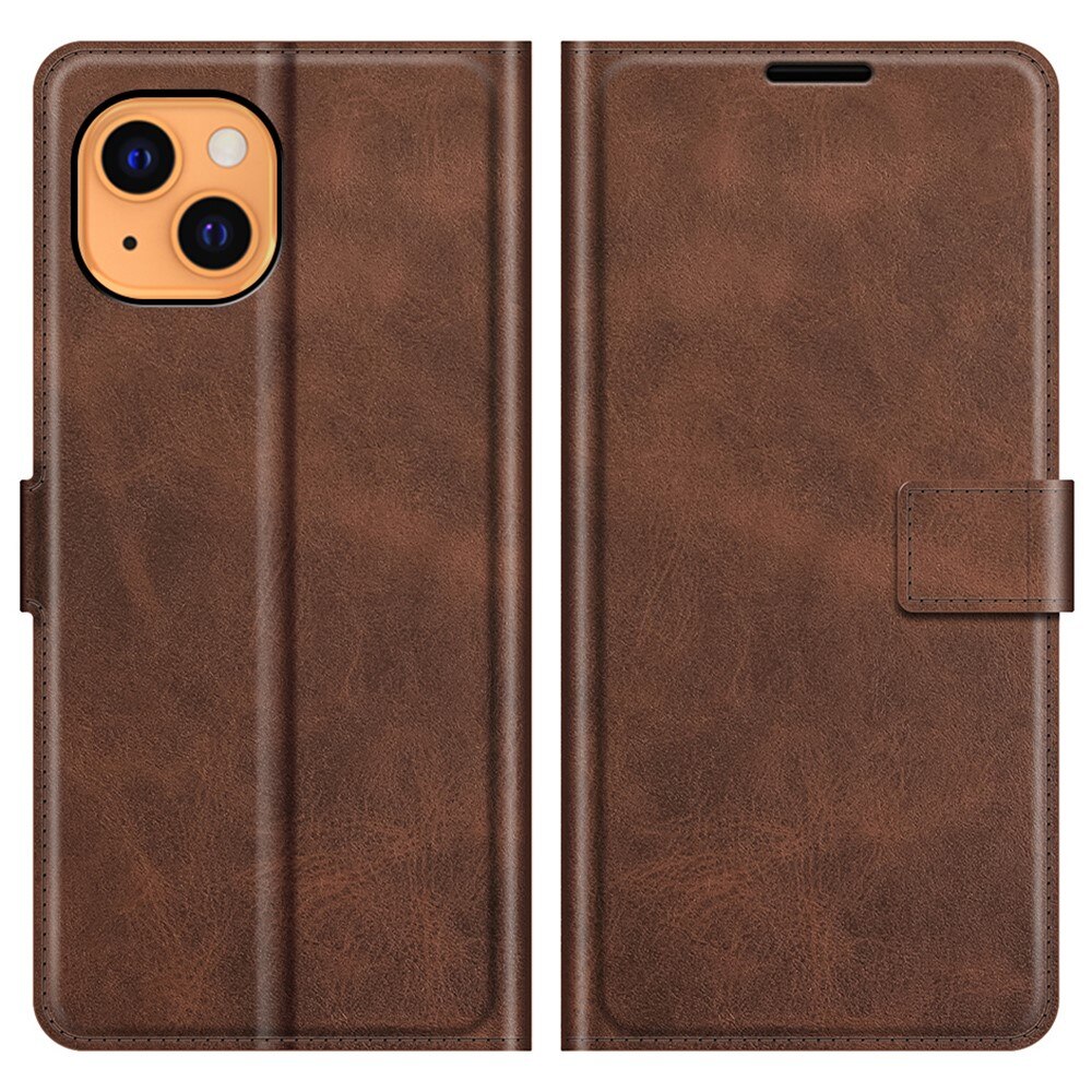 Cartera Leather Wallet iPhone 13 Mini Brown