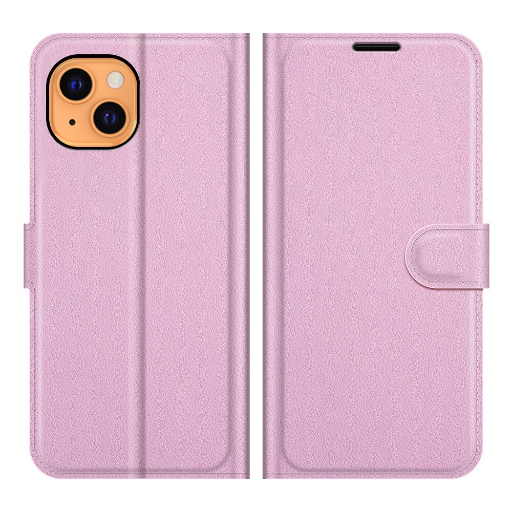 Funda cartera iPhone 13 Mini Rosado