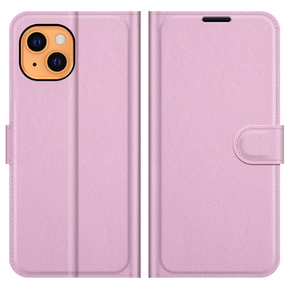 Funda cartera iPhone 13 Rosado