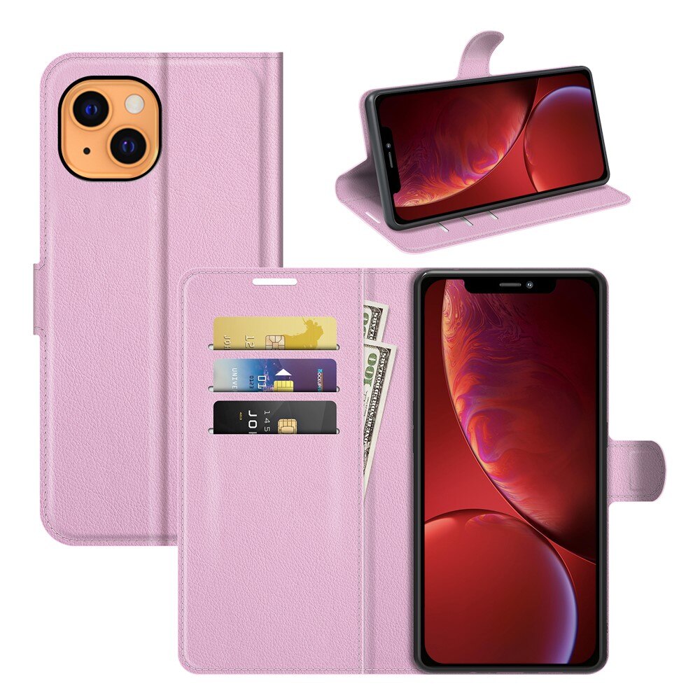 Funda cartera Apple iPhone 13 Rosa