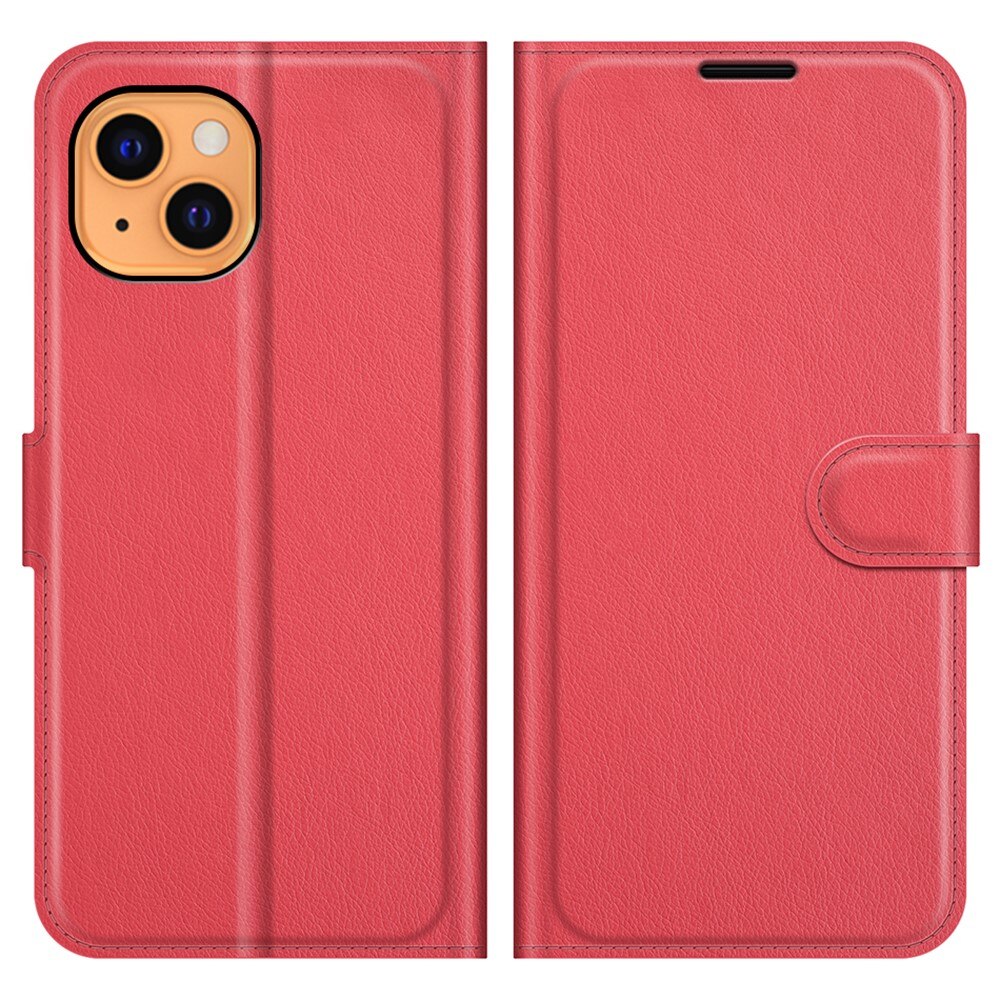 Funda cartera iPhone 13 Rojo