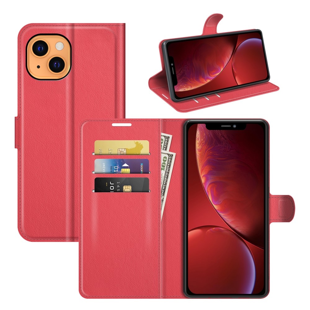 Funda cartera Apple iPhone 13 Rojo