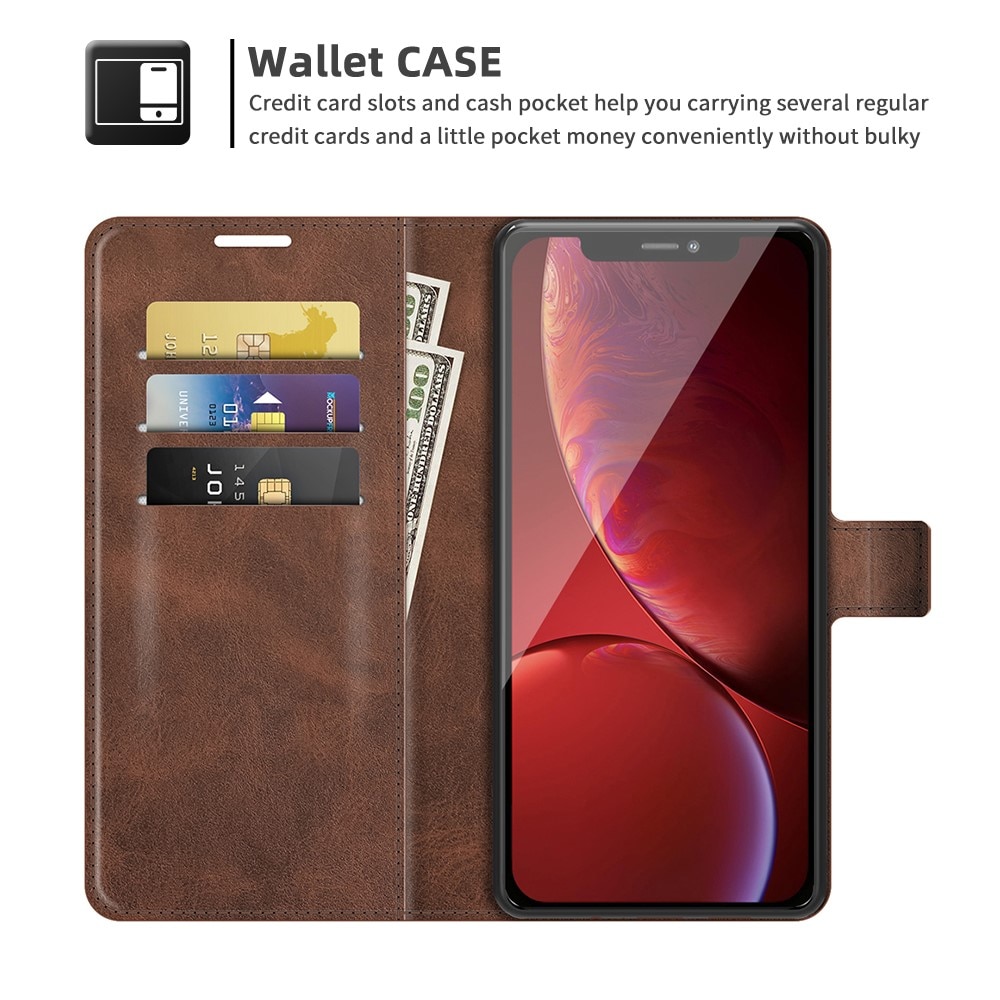 Cartera Leather Wallet iPhone 13 Pro Max Brown