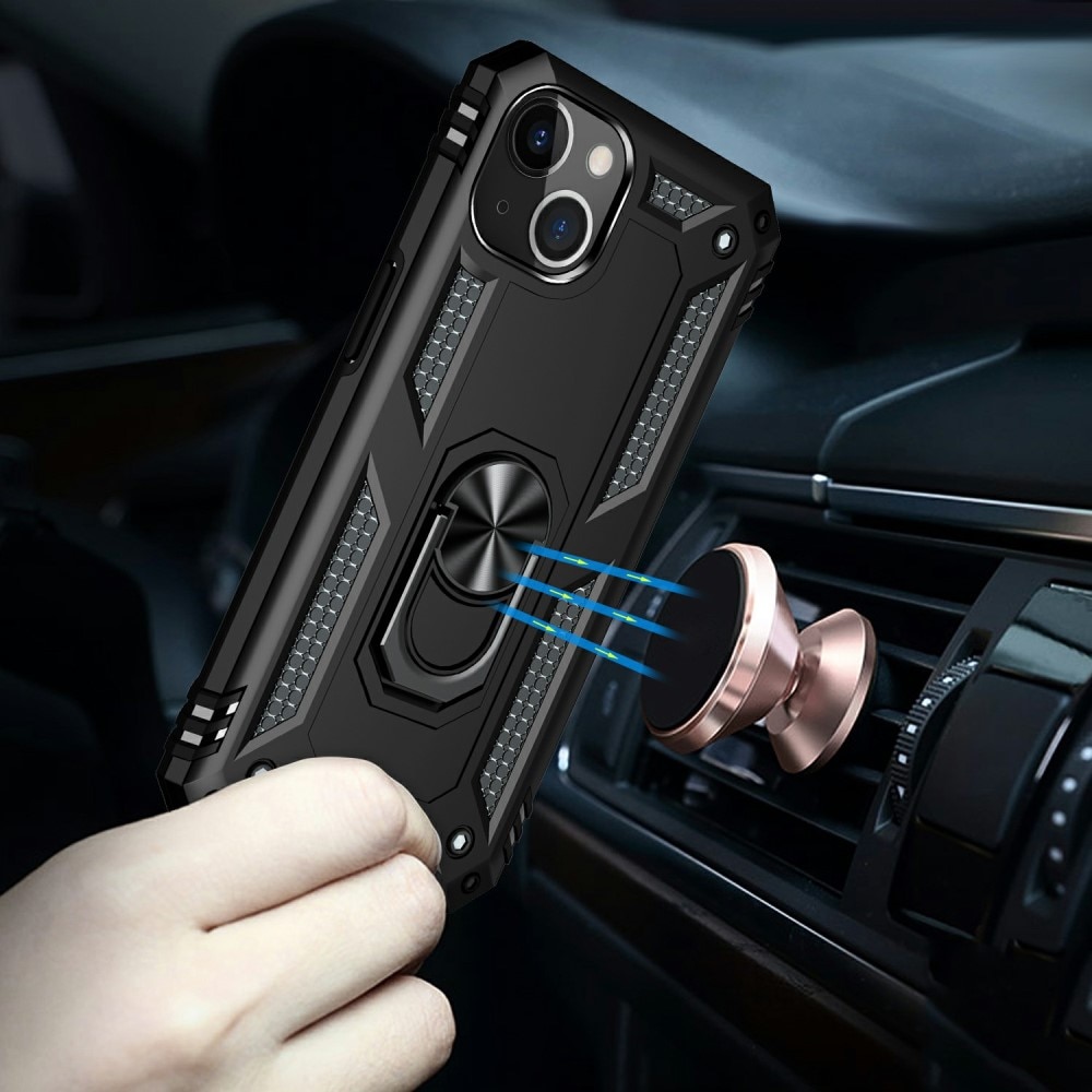 Funda híbrida Tech Ring iPhone 13 Negro