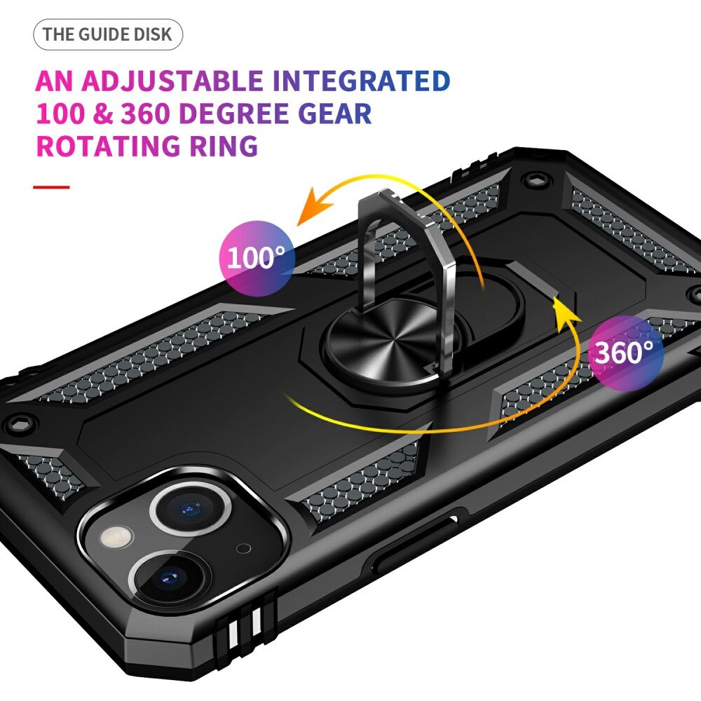 Funda híbrida Tech Ring iPhone 13 Negro