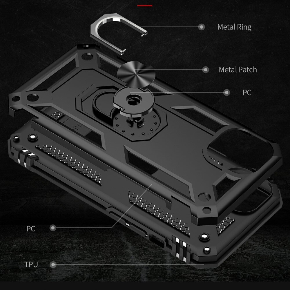 Funda híbrida Tech Ring iPhone 13 Negro