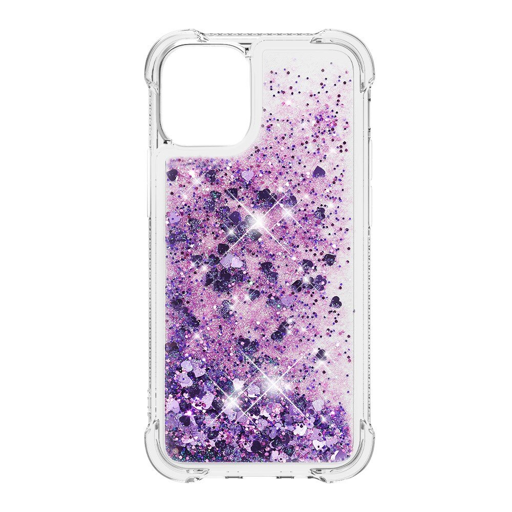 Funda Glitter Powder TPU iPhone 13 Mini Violeta