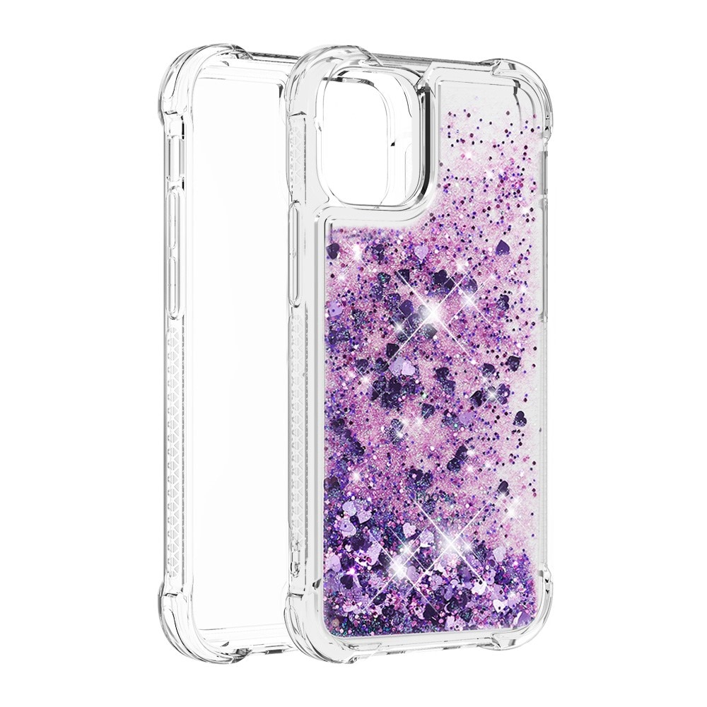 Funda Glitter Powder TPU iPhone 13 Mini Violeta