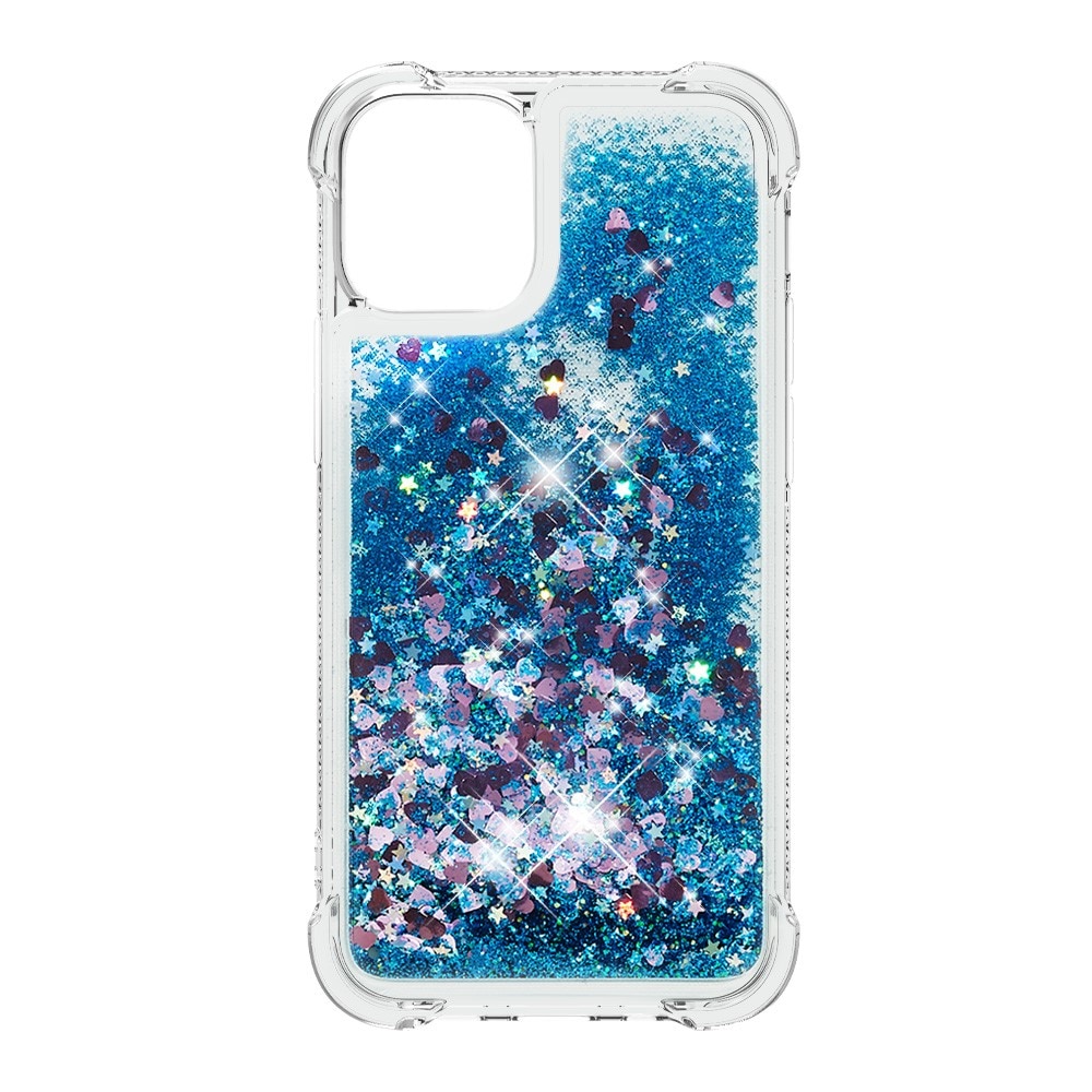 Funda Glitter Powder TPU iPhone 13 Azul