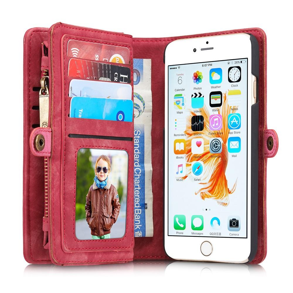 Cartera Multi-Slot iPhone 6/6S Rojo