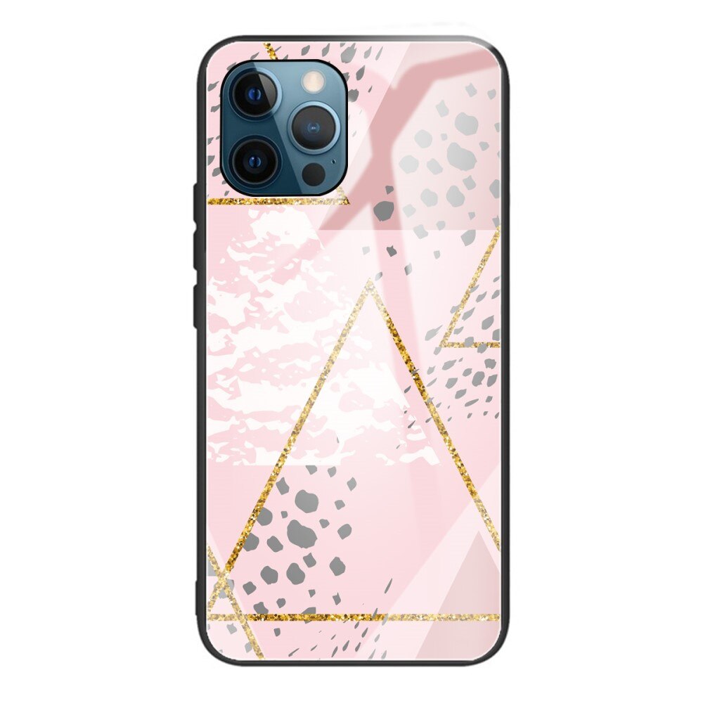 Funda vidrio templado iPhone 13 Pro Rosa leopar