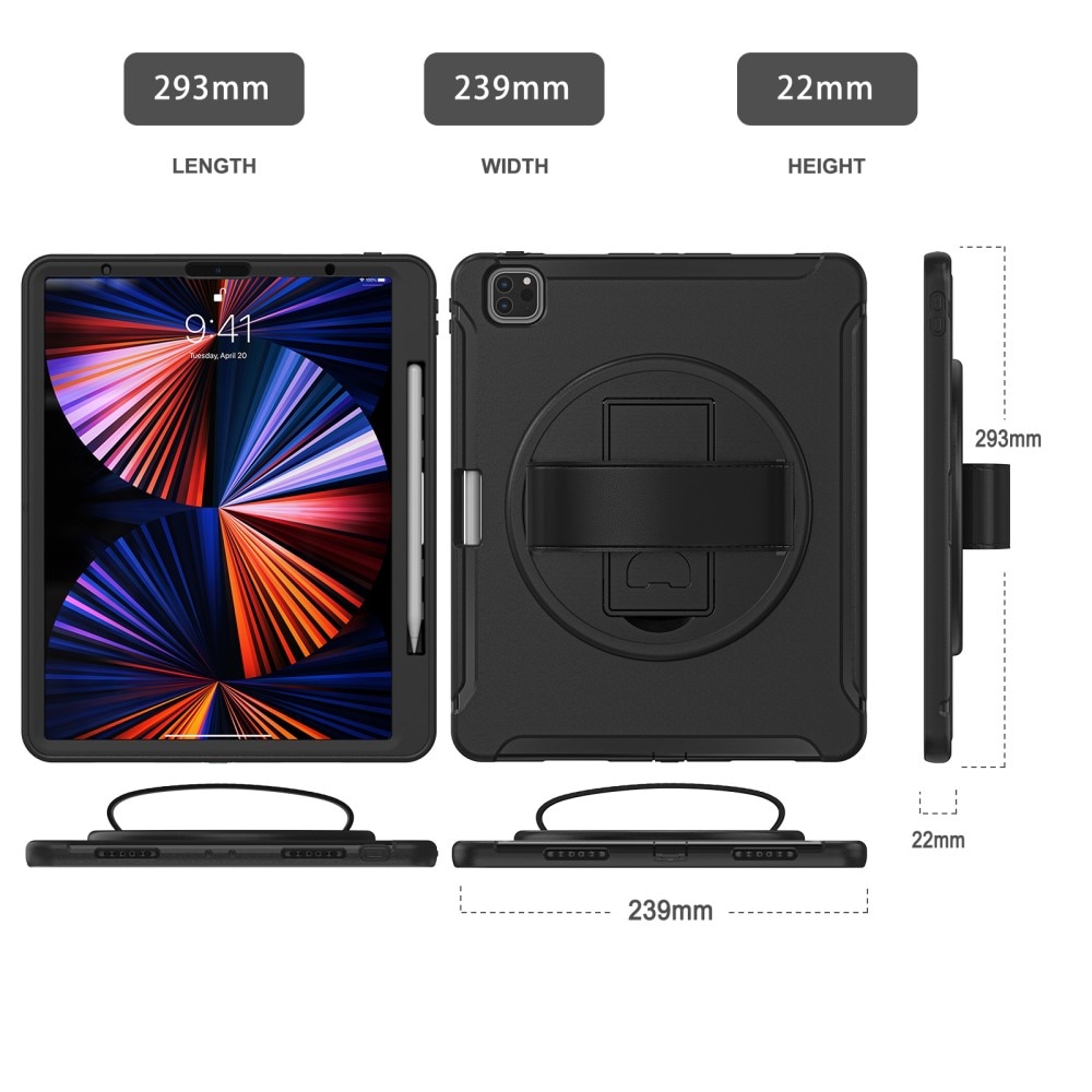 Funda híbrida a prueba de golpes Apple iPad Air 13 (2024) negro