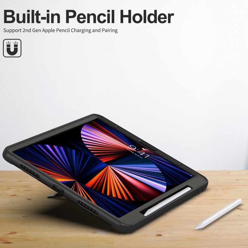 Funda híbrida a prueba de golpes Apple iPad Air 13 (2024) negro