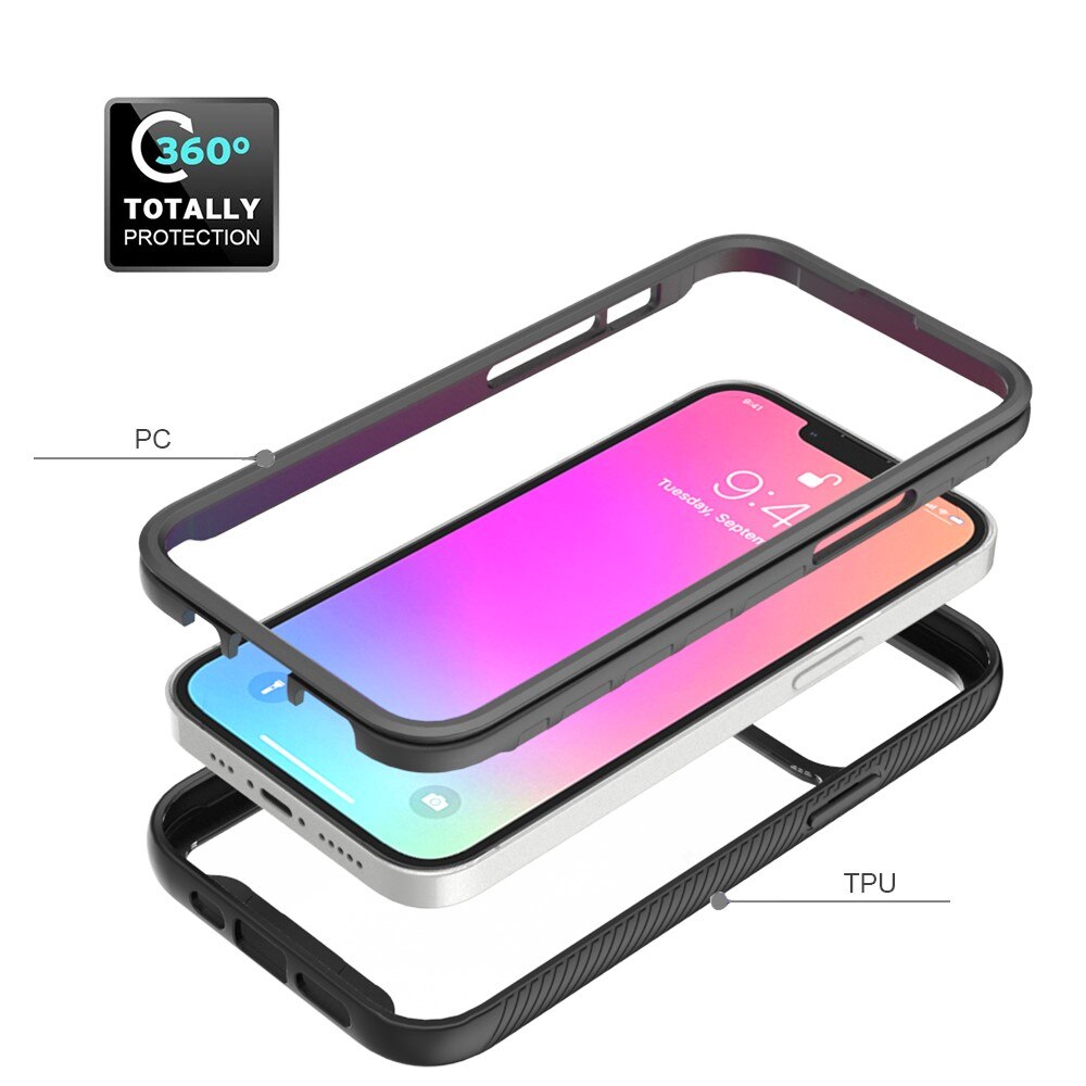Funda con cobertura total Apple iPhone 13 Pro Negro