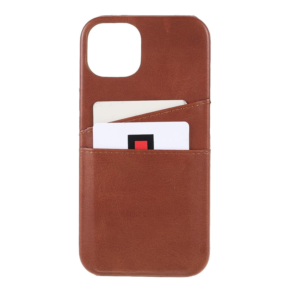 Funda Card Slots iPhone 13 Mini Marrón