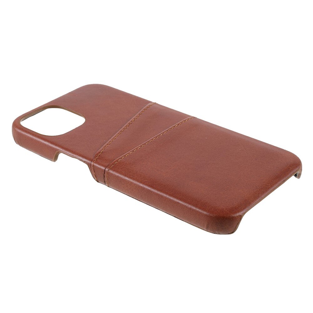 Funda Card Slots iPhone 13 Mini Marrón