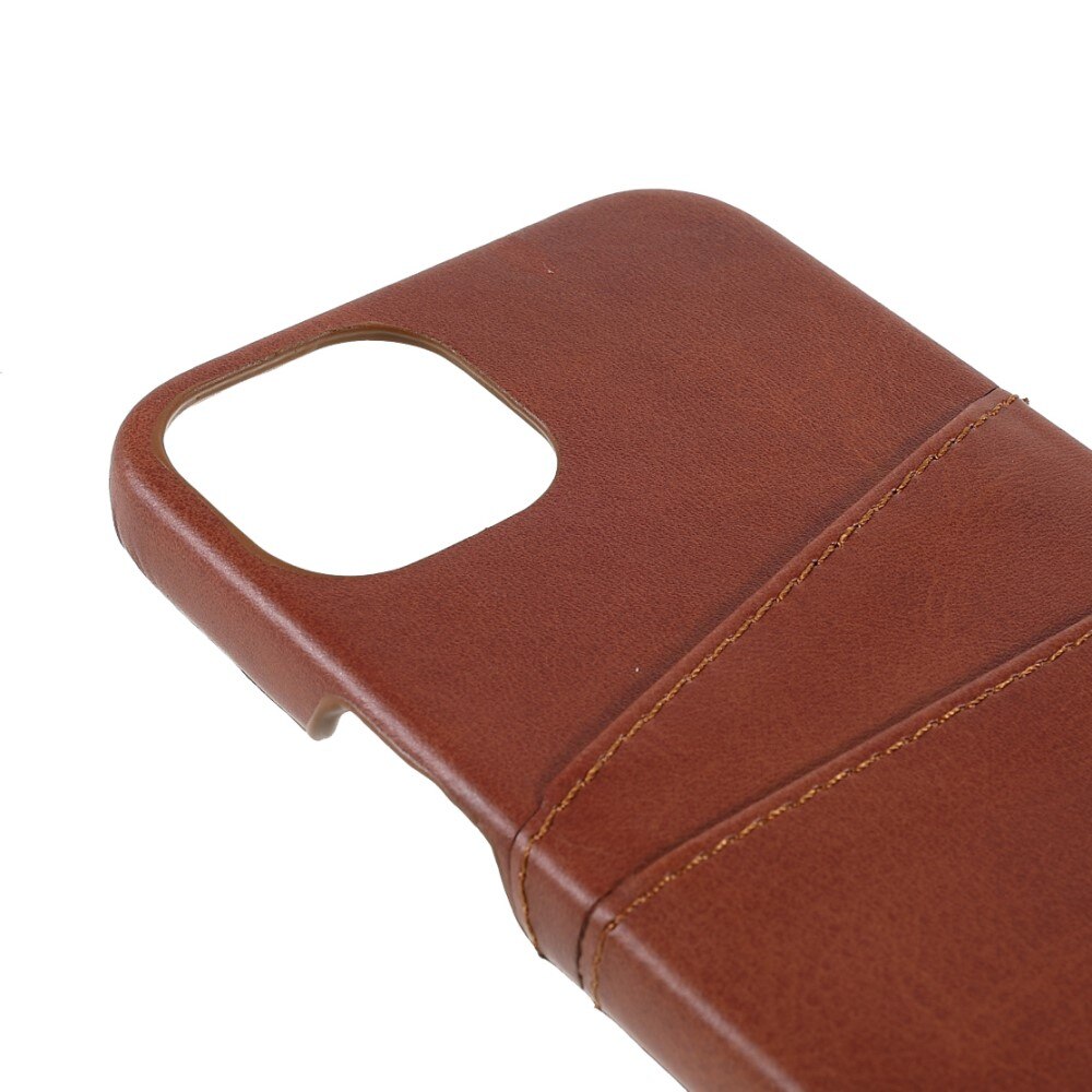 Funda Card Slots iPhone 13 Mini Brown