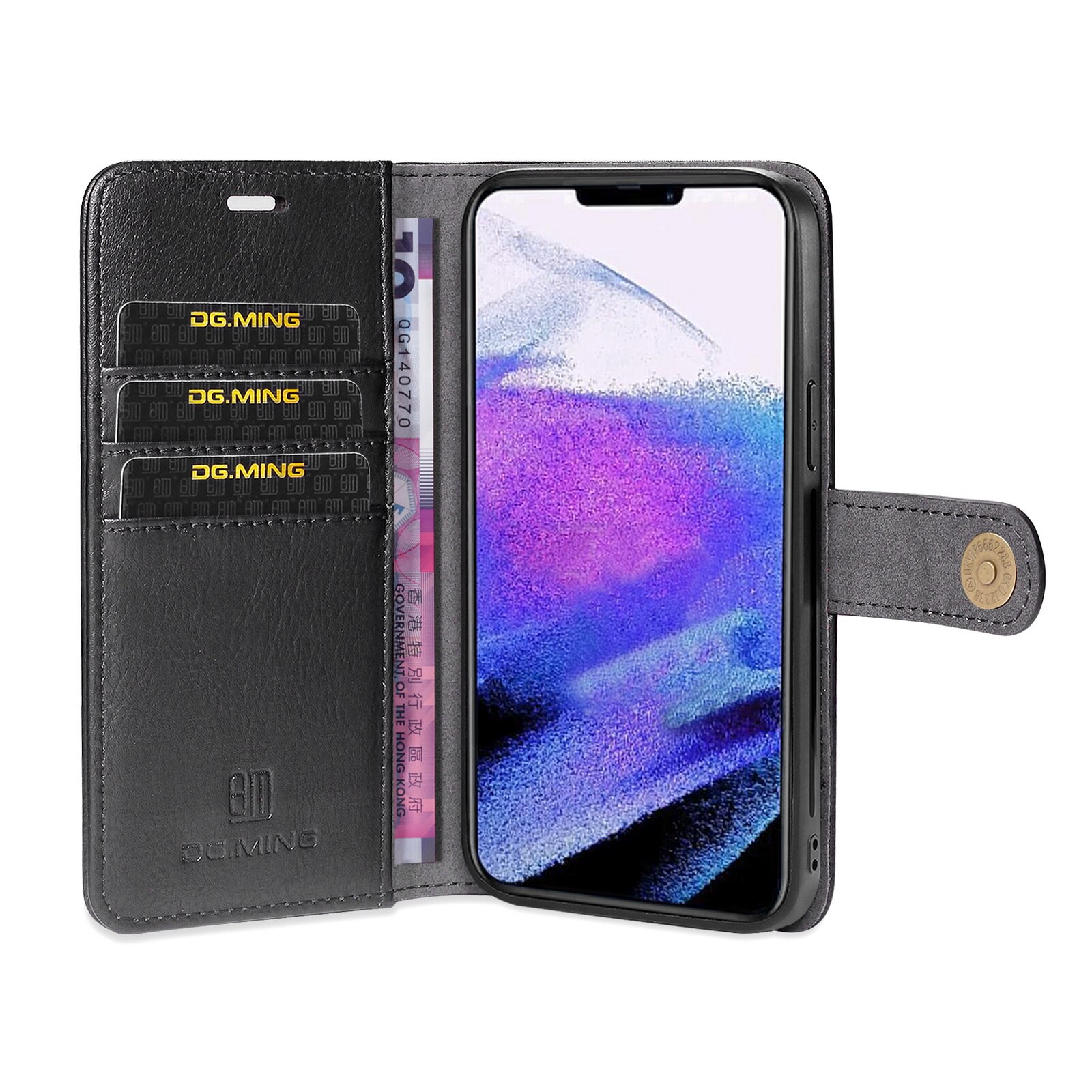 Cartera Magnet Wallet iPhone 13 Pro Max Black