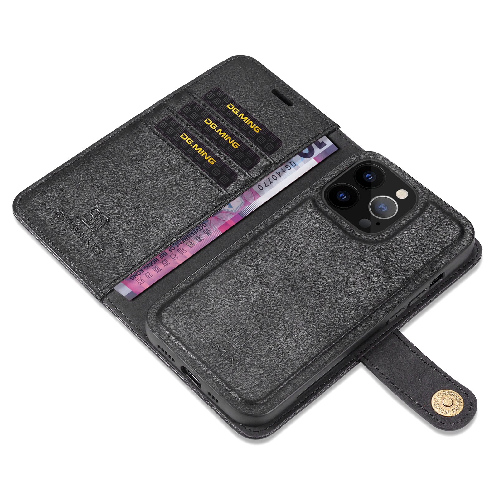 Cartera Magnet Wallet iPhone 13 Pro Black