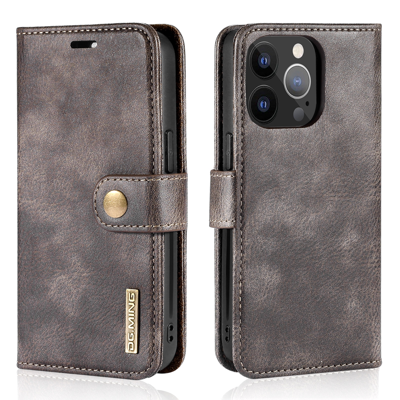 Cartera Magnet Wallet iPhone 13 Pro Brown