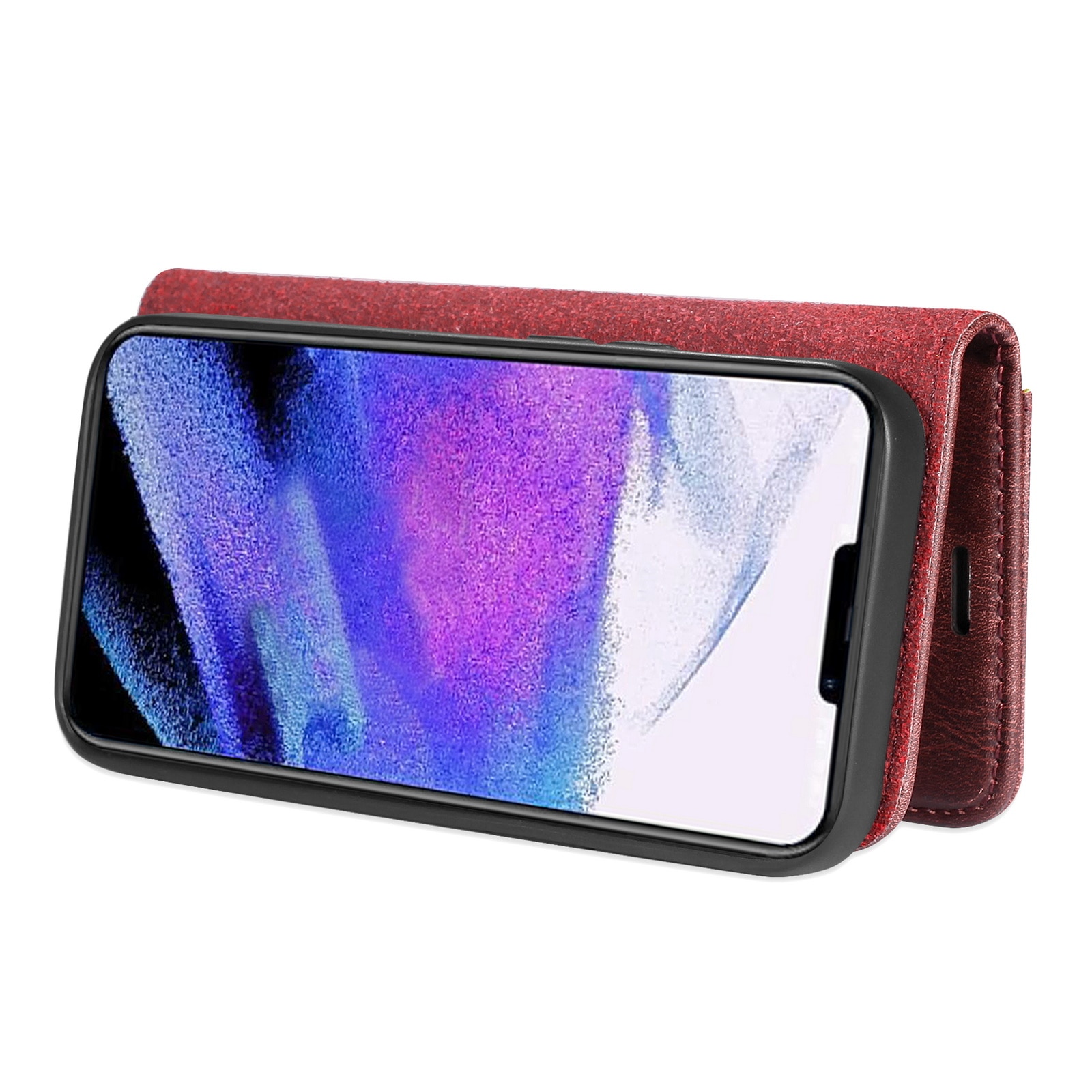 Cartera Magnet Wallet iPhone 13 Pro Max Red