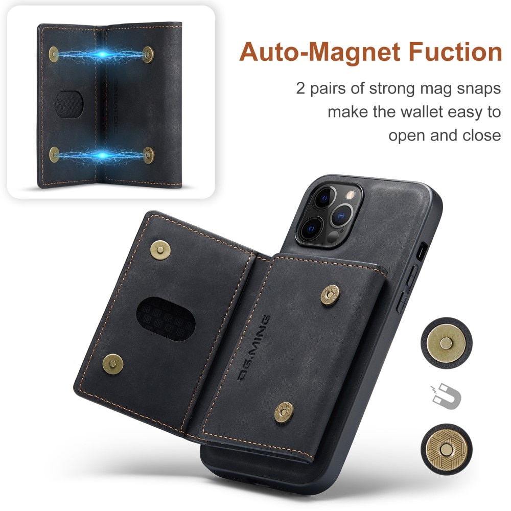 Funda Magnetic Card Slot iPhone 13 Pro Max Black