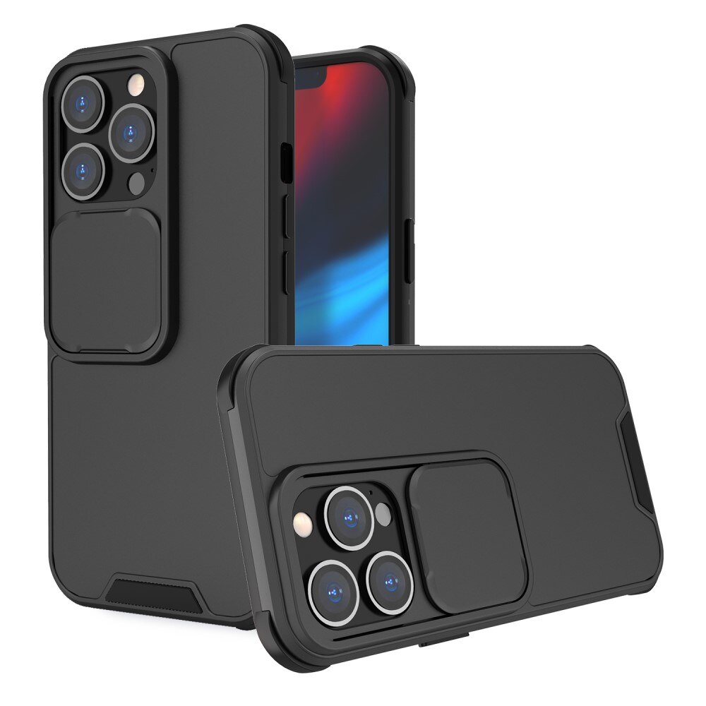 Funda con protección para cámaras iPhone 13 Pro Negro