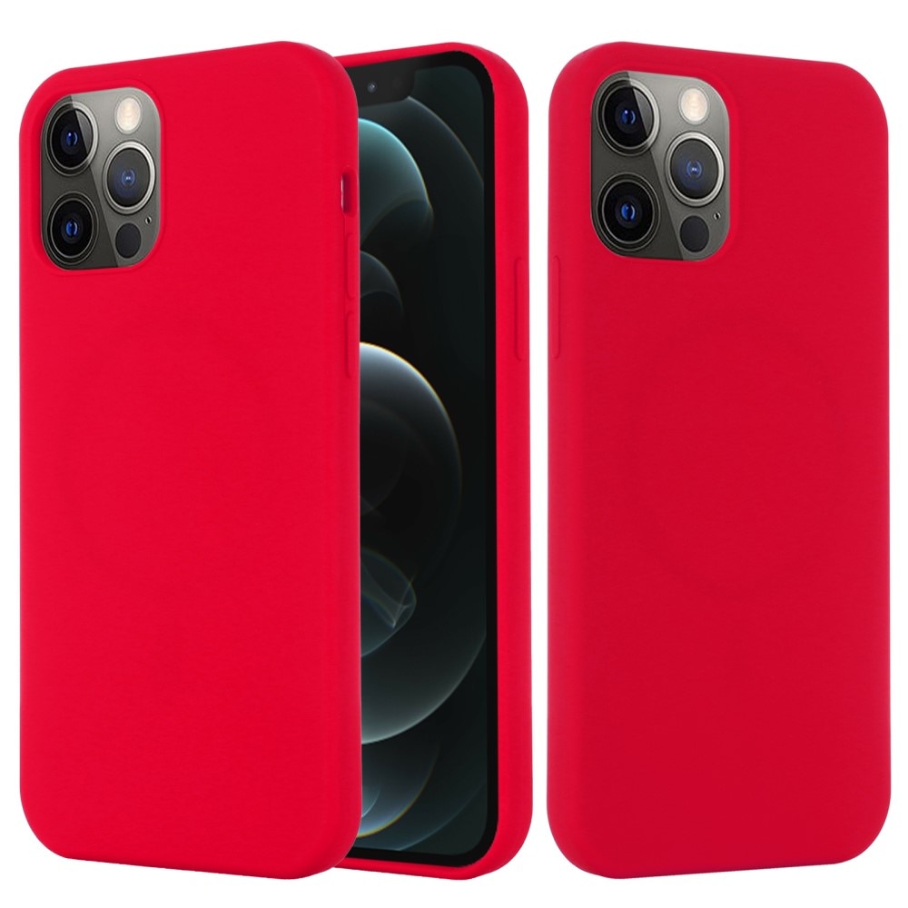 Funda Silicone Magnetic iPhone 13 Red