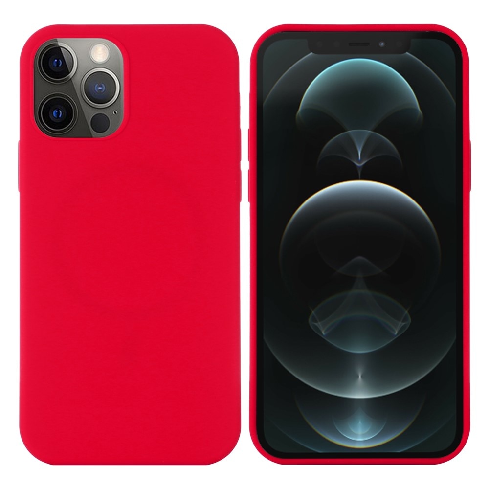 Funda Silicone Magnetic iPhone 13 Red