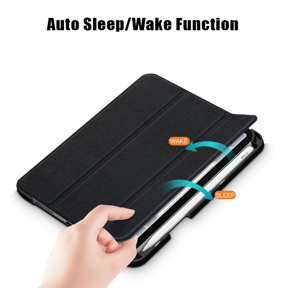 Funda Tri-Fold con portalápices Apple iPad Mini 7th Gen (2024) negro