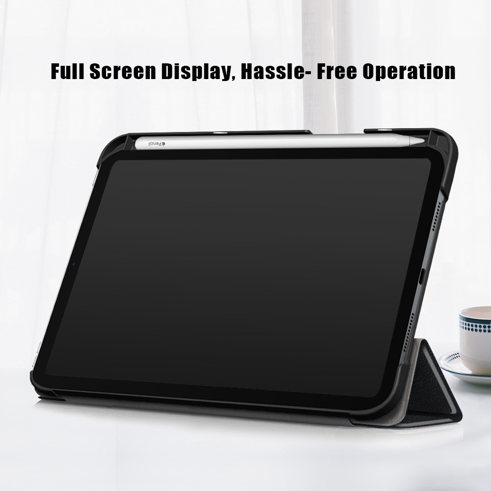 Funda Tri-Fold con portalápices Apple iPad Mini 7th Gen (2024) negro