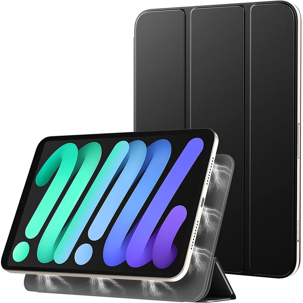 Funda magnética Tri-Fold iPad Mini 6 2021 Negro