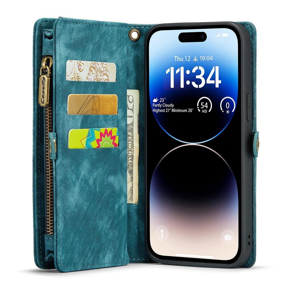 Cartera Multi-Slot iPhone 13 Pro Max Azul