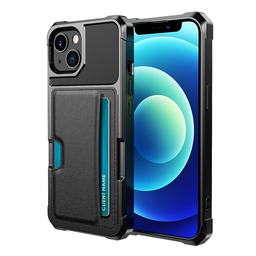 Funda Tough Card Case iPhone 13 Negro