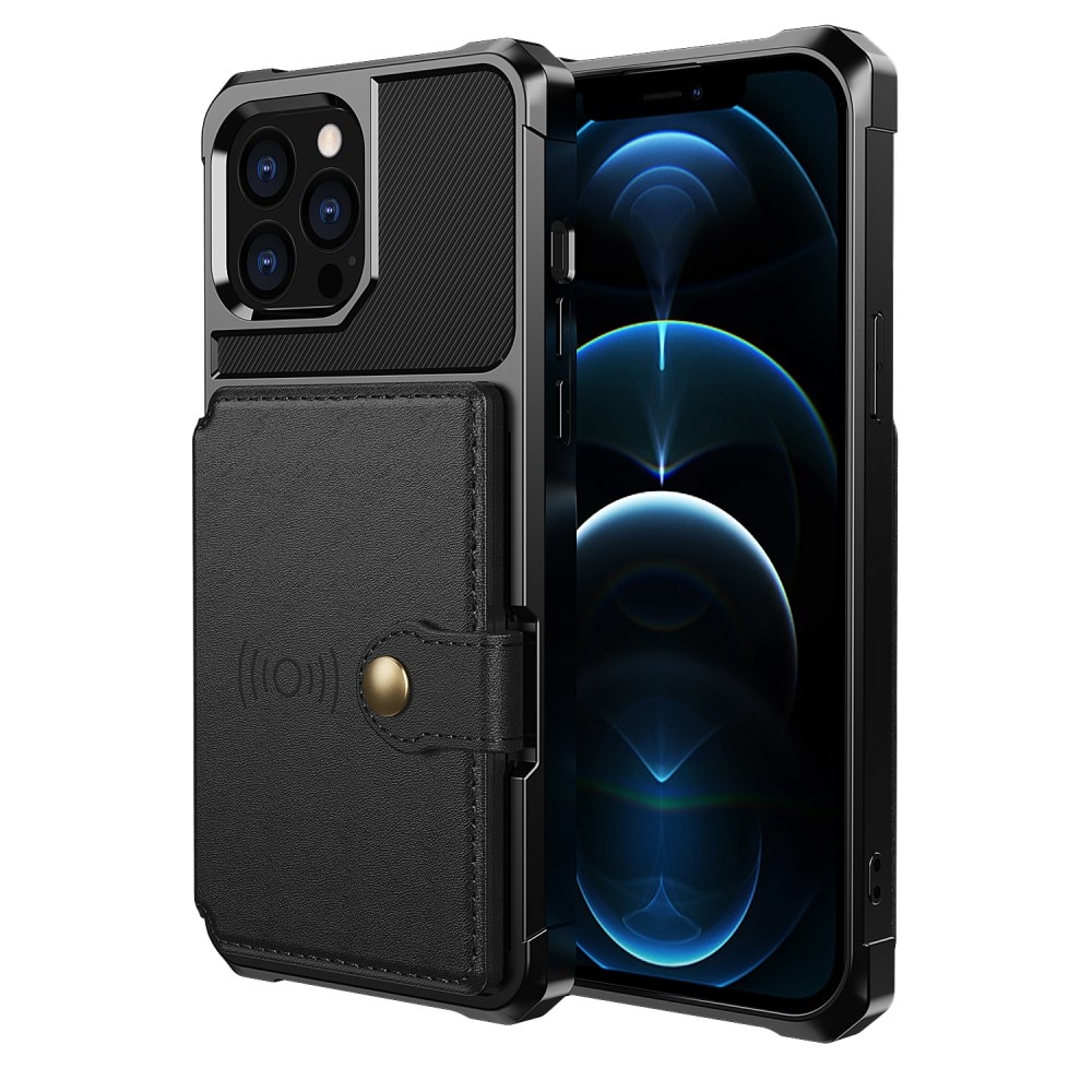 Funda con tarjetero Tough Multi-slot iPhone 13 Pro Max Negro