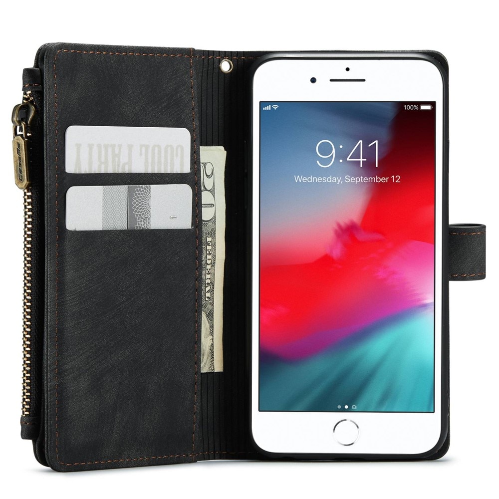 Cartera Zipper iPhone SE 2020 Negro