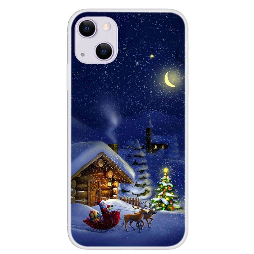 Funda TPU con Diseño Navideño iPhone 13 - Nochebuena